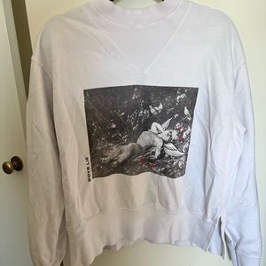 BOYS LIE WHITE CREWNECK
